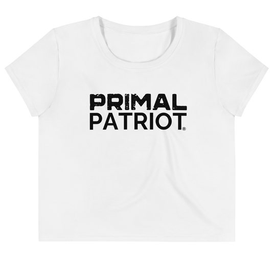 Crop Tee - White Primal