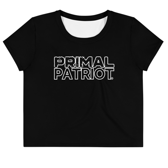 Crop Tee - Black Primal