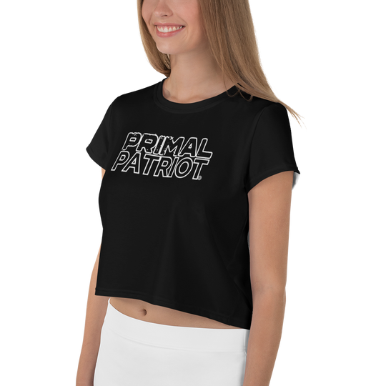 Crop Tee - Black Primal