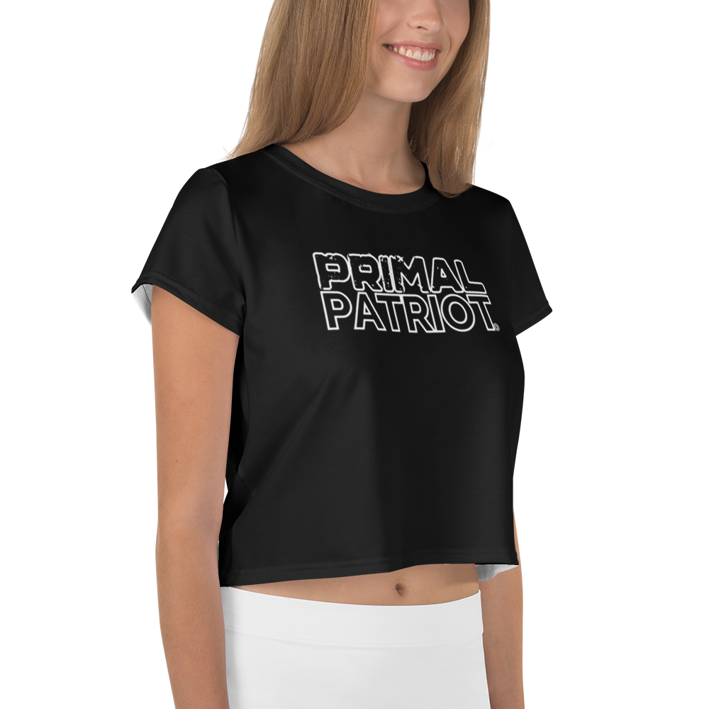 Crop Tee - Black Primal