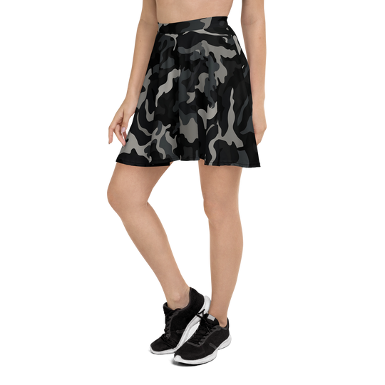 Skater Skirt - Night Camo