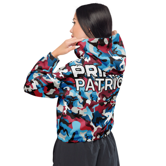 Cropped Windbreaker - Old Glory Camo