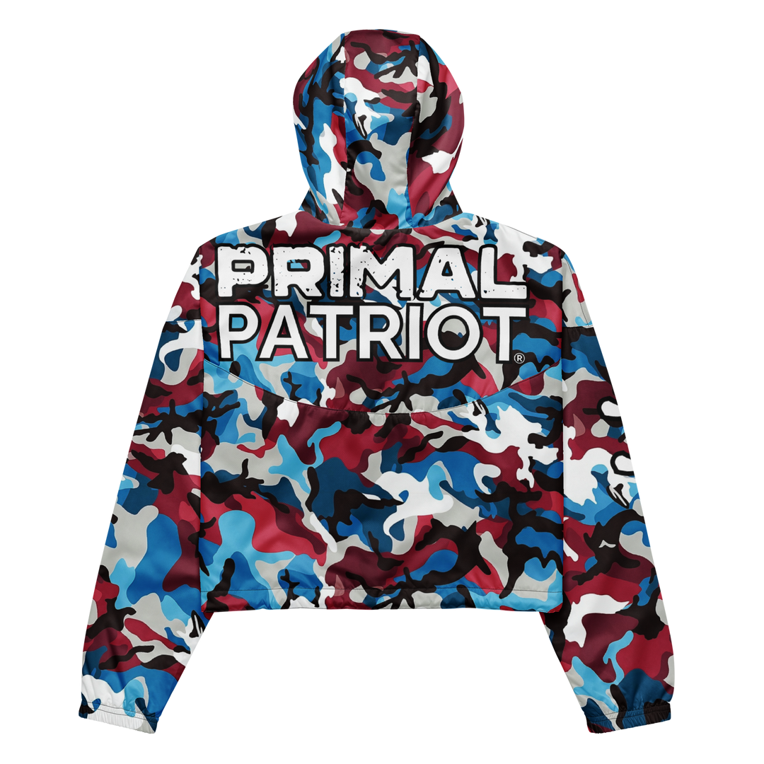 Cropped Windbreaker - Old Glory Camo