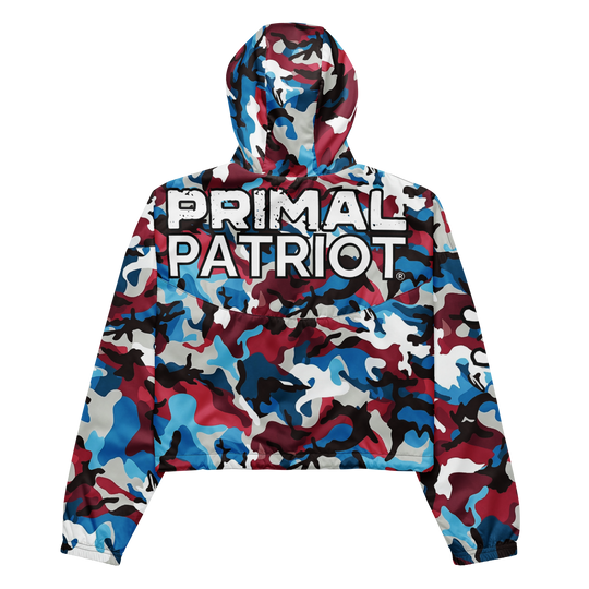 Cropped Windbreaker - Old Glory Camo