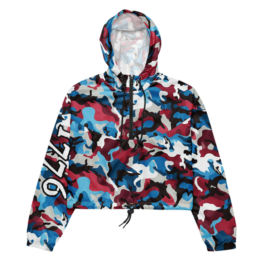 Cropped Windbreaker - Old Glory Camo
