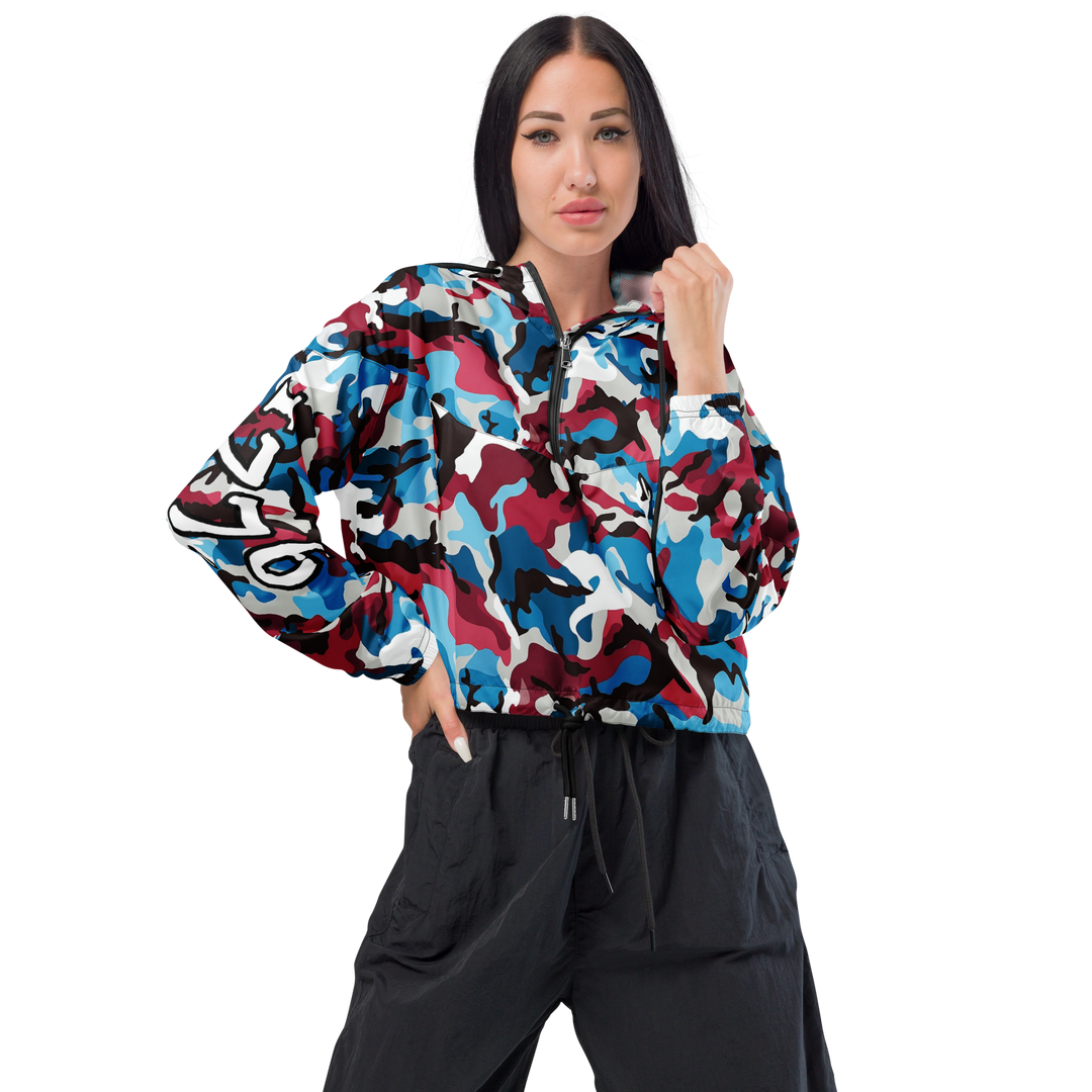 Cropped Windbreaker - Old Glory Camo