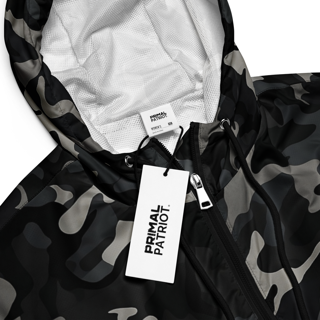 Cropped Windbreaker - Night Camo